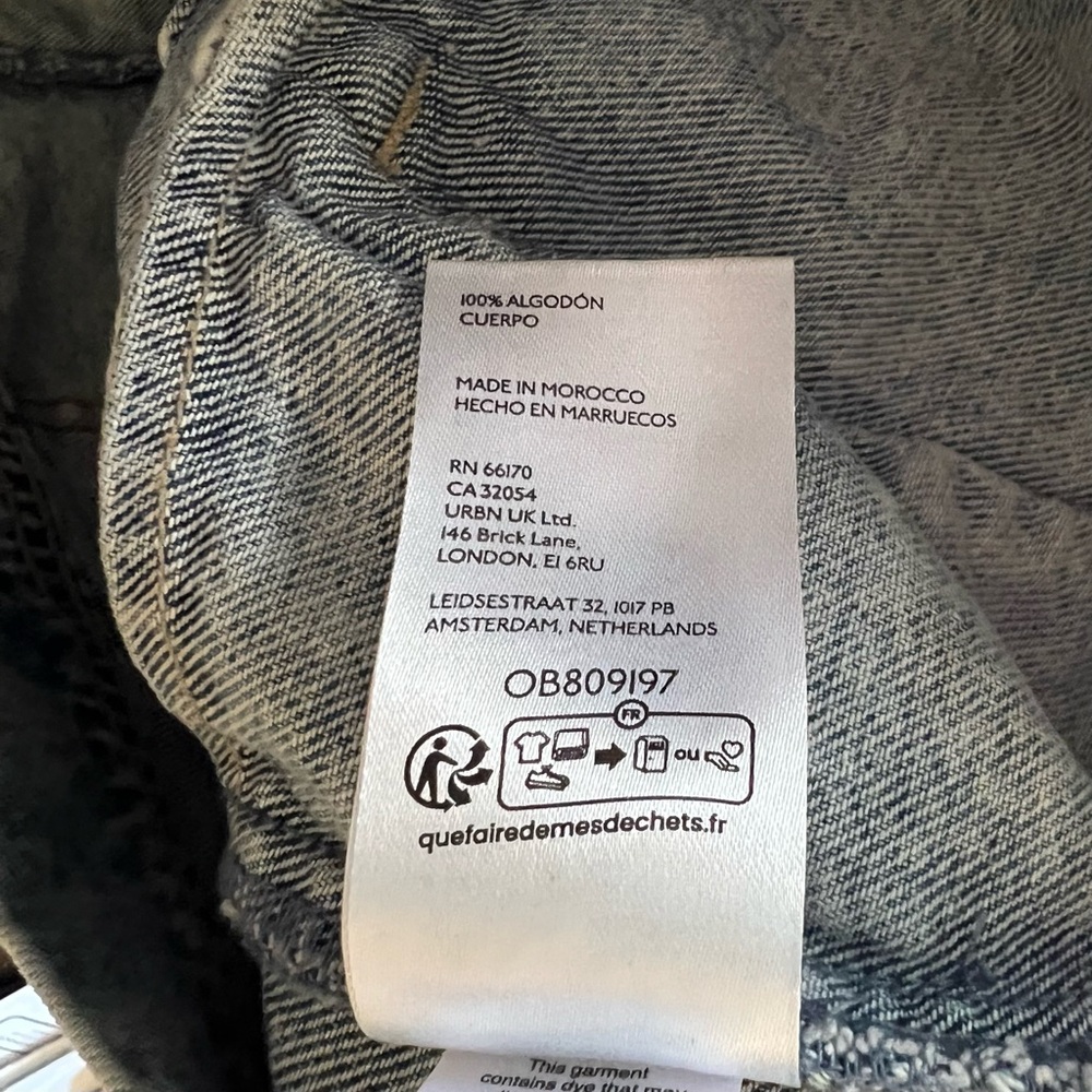 We The Free Rumors Denim Jacket in Light Indigo Free People Size XS - Picture 12 of 16